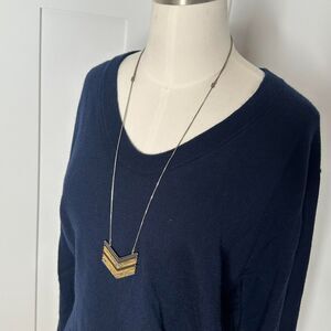 T by Alexander Wang Deep Blue Sweater